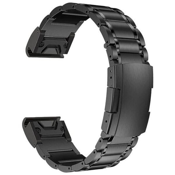 Five-beads Titanium Alloy Push Buckle Metal Quick Release Garmin Watch Band