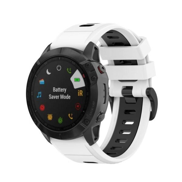 Two-color Silicone Garmin Watch Strap