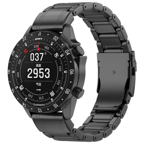 Safety Buckle Pure Titanium Metal Garmin Watch Strap