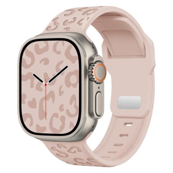 Exotic Cheetah Leopard Engraved Watch Strap