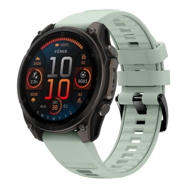 Quick Release Solid Color Silicone Garmin Watch Strap